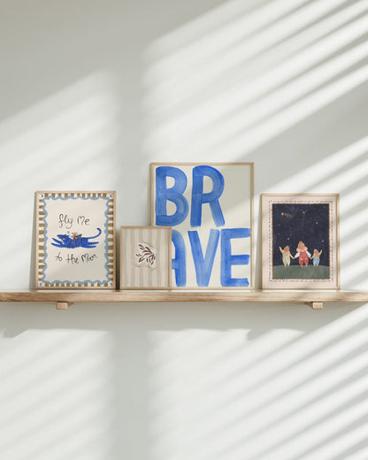 I Need You - Three Mice Art Print Art Print Lion & The Pear 