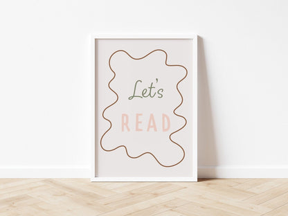 Let's Read - Wavy Edition - Fine art print Autumns Corner 