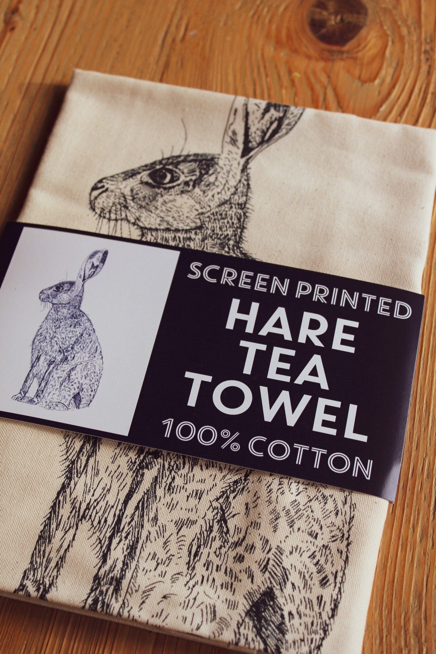 Lottie Day - Bunny Tea Towel Tea Towel Lottie Day 