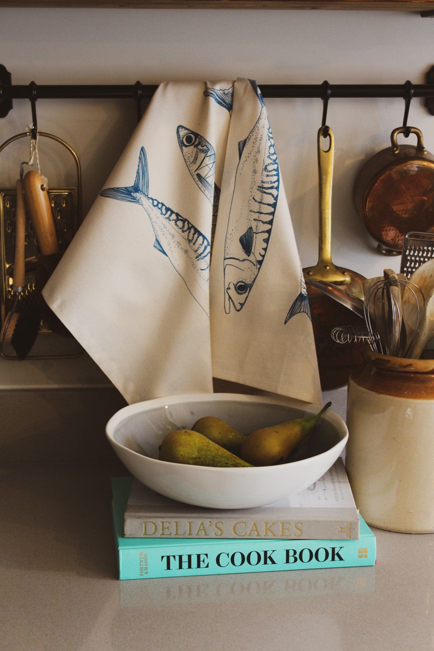 Lottie Day - Fish Tea Towel Tea Towel Lottie Day 