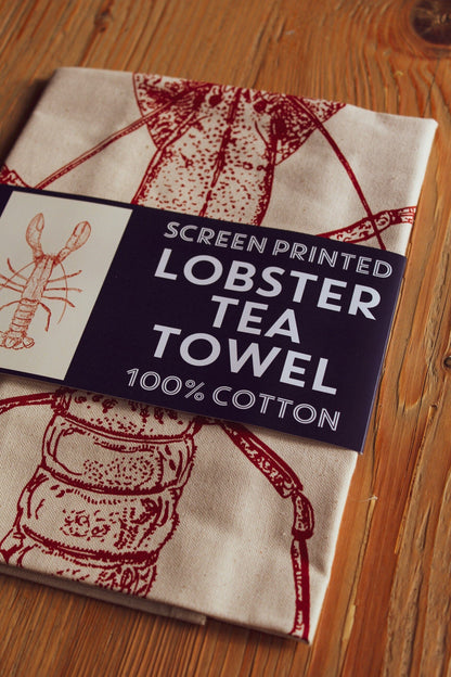 Lottie Day - Lobster Tea Towel Tea Towel Lottie Day 