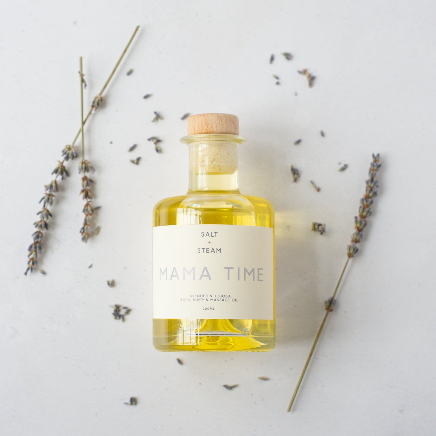 MAMA TIME Bath Oil Salt + Steam 