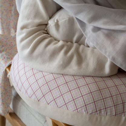 Nursing Pillow - Pink Check Parent Accessories Avery Row Wholesale 