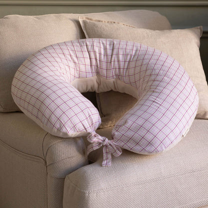 Nursing Pillow - Pink Check Parent Accessories Avery Row Wholesale 