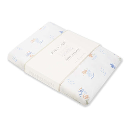 Organic Cotbed Fitted Sheet - Coastline Bedding Avery Row Wholesale 