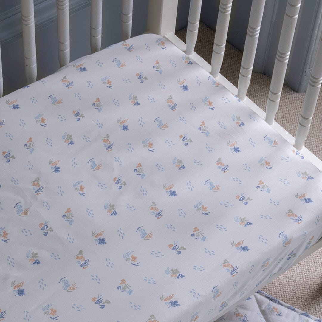 Organic Cotbed Fitted Sheet - Coastline Bedding Avery Row Wholesale 
