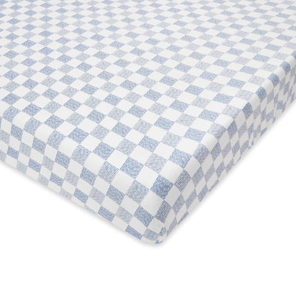 Organic Cotbed Fitted Sheet - Waves Bedding Avery Row Wholesale 