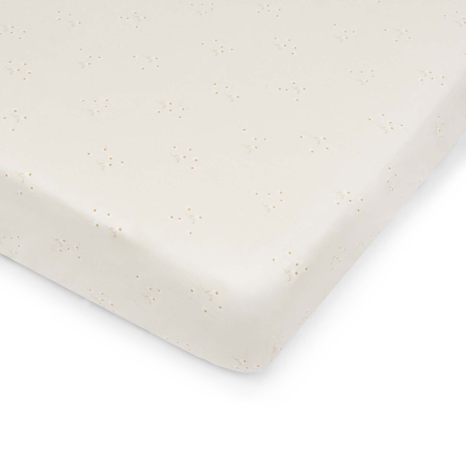 Organic Cotbed Fitted Sheet - Wild Chamomile Bedding Avery Row Wholesale 