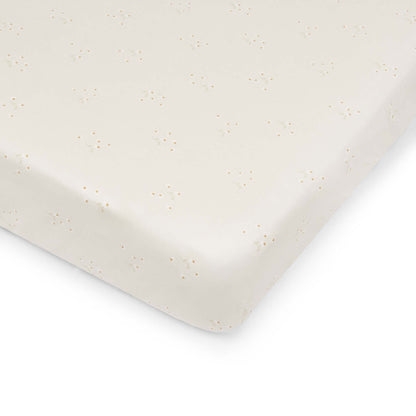 Organic Cotbed Fitted Sheet - Wild Chamomile Bedding Avery Row Wholesale 