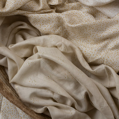 Organic Cotton Baby Muslin Swaddles, Set of 2 - Wild Chamomile / Daisy Meadow Avery Row Wholesale 