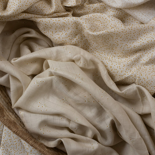Organic Cotton Baby Muslin Swaddles, Set of 2 - Wild Chamomile / Daisy Meadow Avery Row Wholesale 
