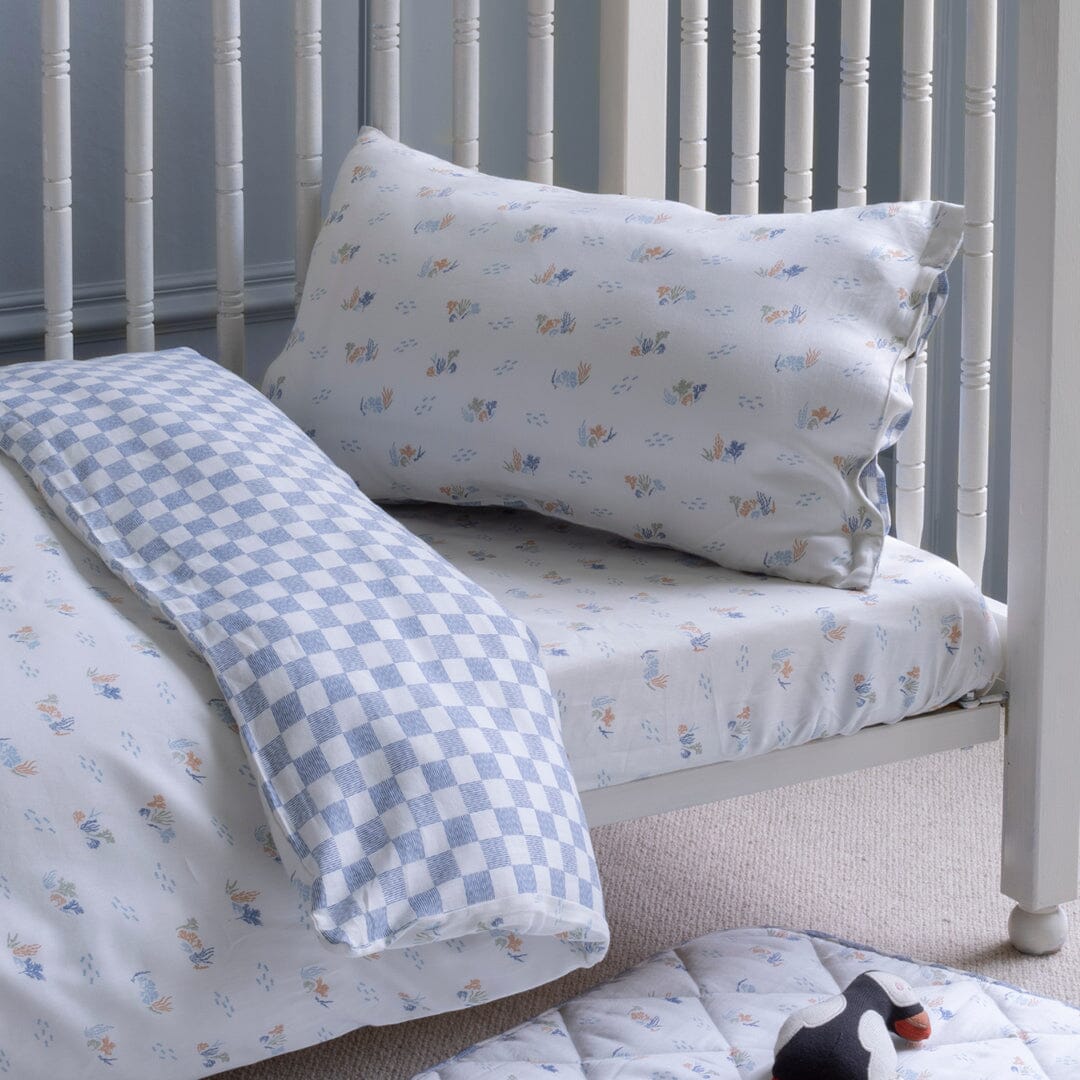 Organic Cotton Cotbed Bedding Set - Coastline Bedding Avery Row Wholesale 