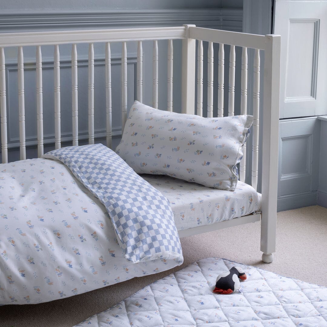 Organic Cotton Cotbed Bedding Set - Coastline Bedding Avery Row Wholesale 