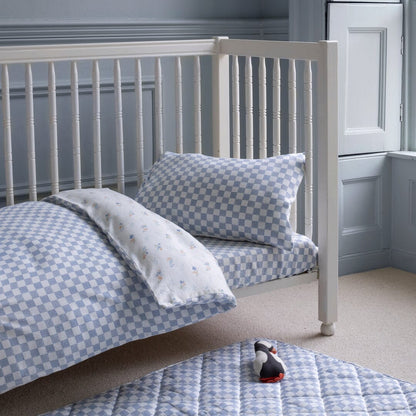 Organic Cotton Cotbed Bedding Set - Waves Bedding Avery Row Wholesale 