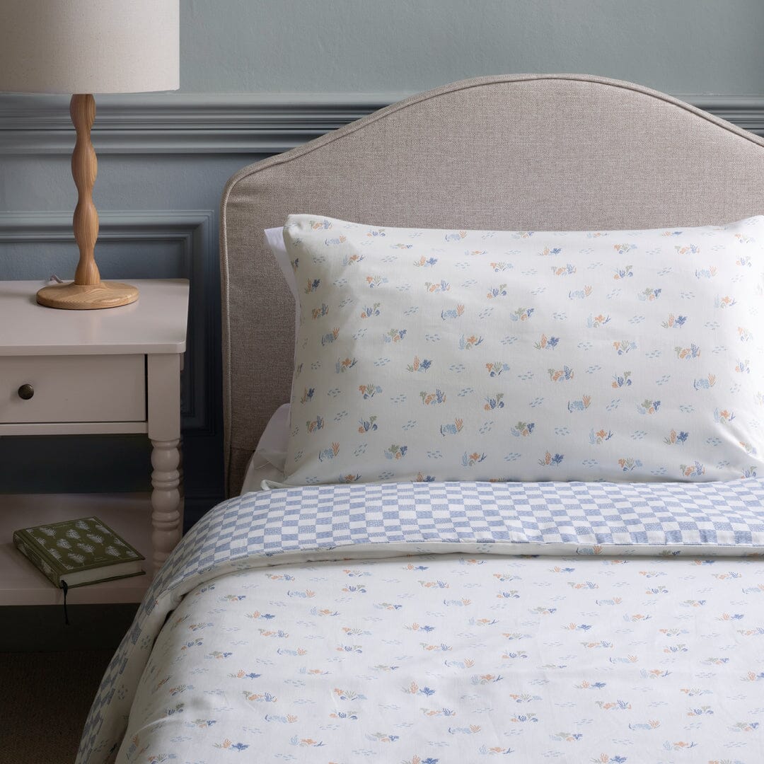 Organic Cotton Single Bedding Set - Coastline Bedding Avery Row Wholesale 