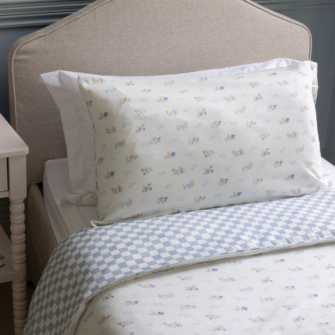 Organic Cotton Single Bedding Set - Coastline Bedding Avery Row Wholesale 