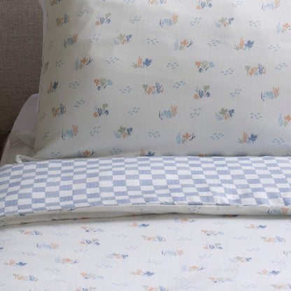Organic Cotton Single Bedding Set - Coastline Bedding Avery Row Wholesale 