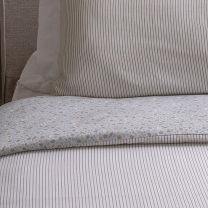 Organic Cotton Single Bedding Set - Stripe Bedding Avery Row Wholesale 