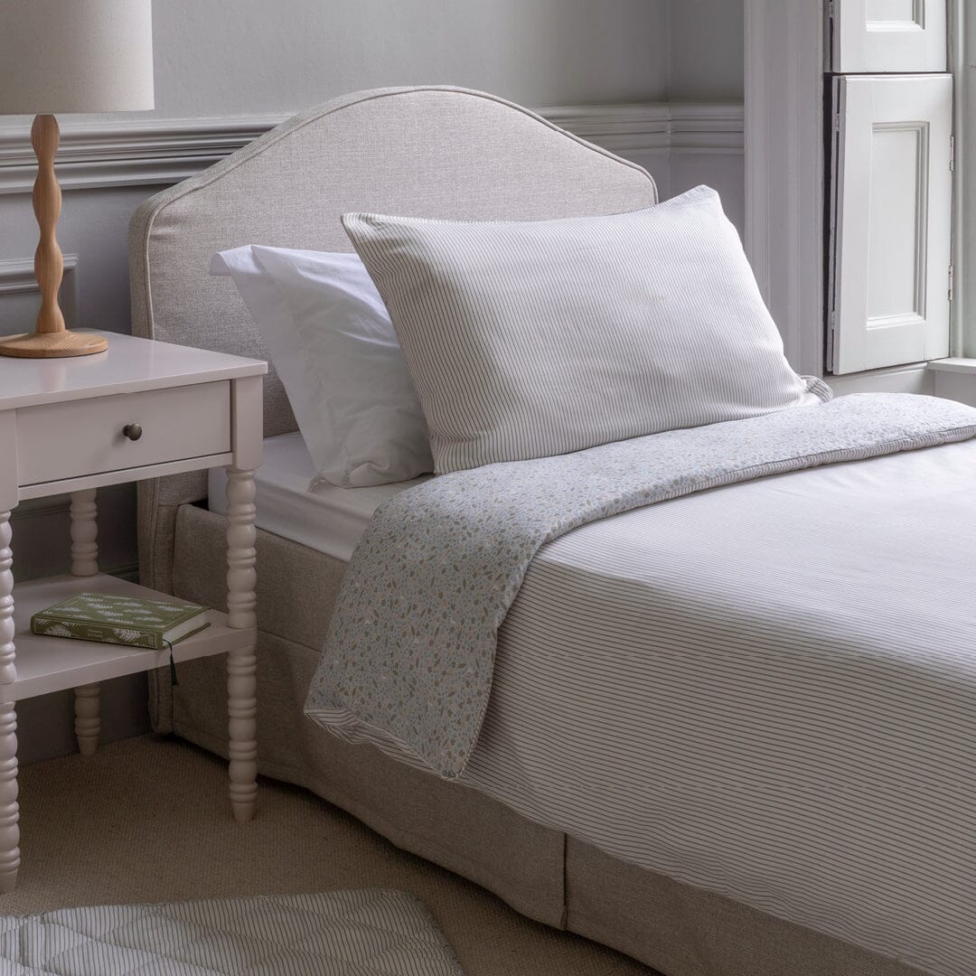 Organic Cotton Single Bedding Set - Stripe Bedding Avery Row Wholesale 