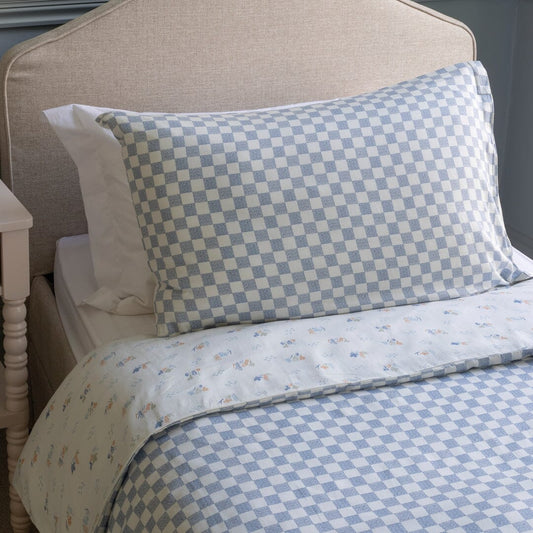 Organic Cotton Single Bedding Set - Waves Bedding Avery Row Wholesale 