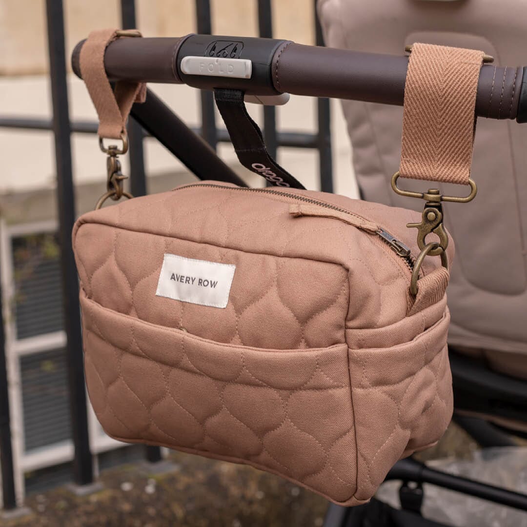 Pram Organiser Bag - Latte Changing Bags & Travel Changing Mats Avery Row Wholesale 