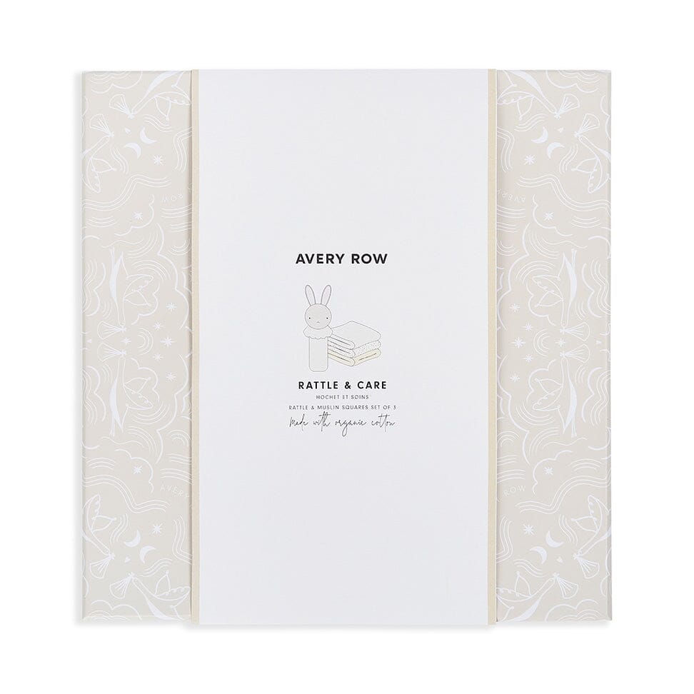 Rattle & Care New Baby Gift Set - Chamomile Avery Row Wholesale 