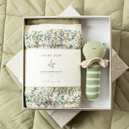 Rattle & Care New Baby Gift Set - Riverbank Avery Row Wholesale 