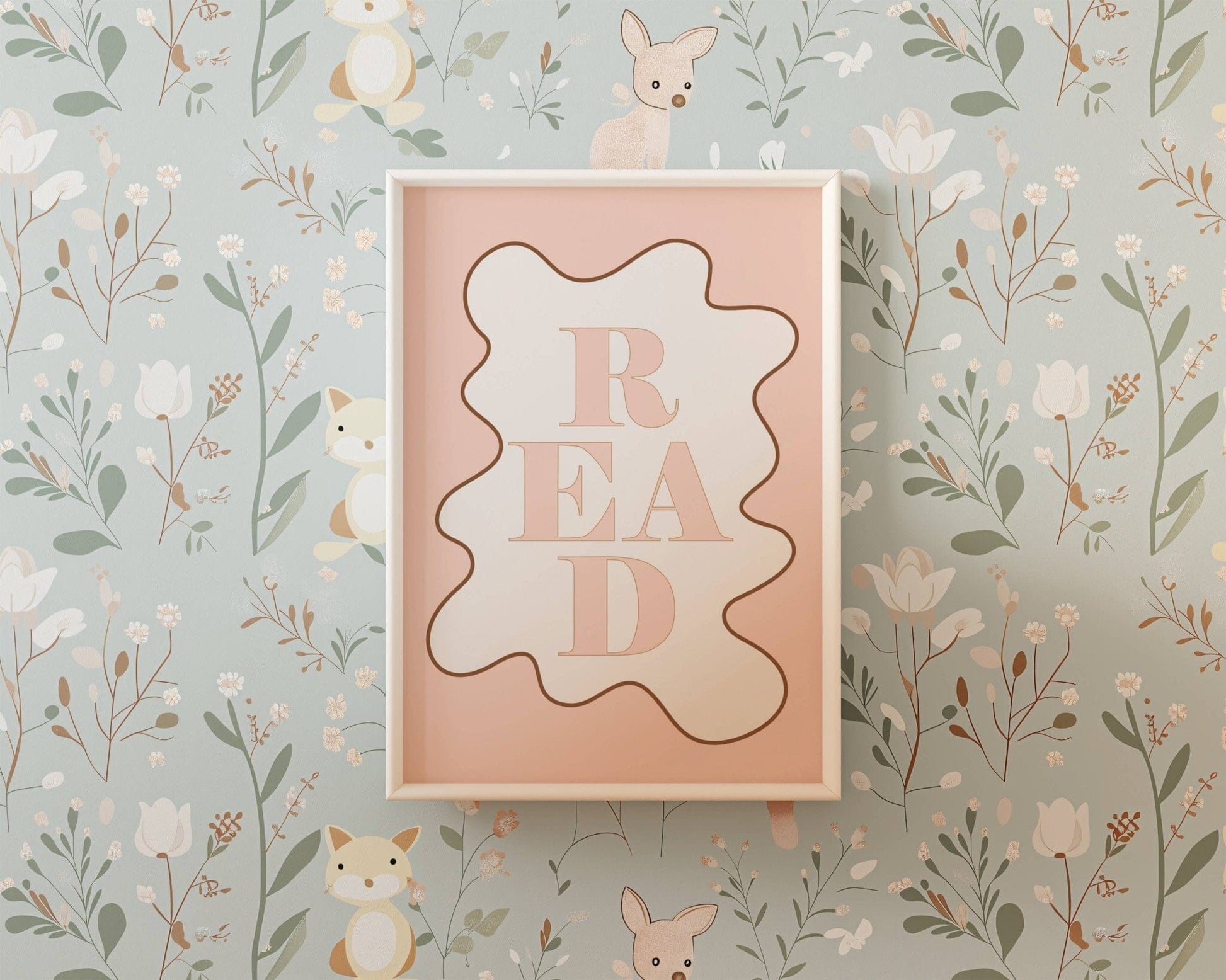 READ - Wavy Edition - Fine Art Print Autumns Corner A4 Pink 