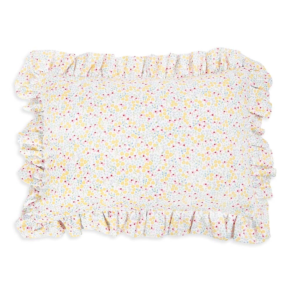 Rectangle Linen Frill Cushion - Wildflower Garden Avery Row Wholesale 