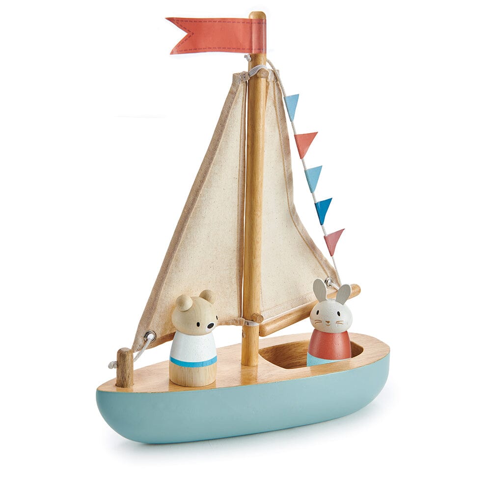 Sailway Boat small world boat playset ThreadBeardesign 