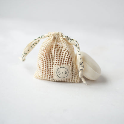 SHAMPOO BAR STORAGE BAG Shampoo Bar Salt + Steam 