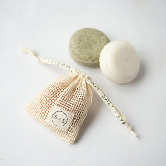 SHAMPOO BAR STORAGE BAG Shampoo Bar Salt + Steam 