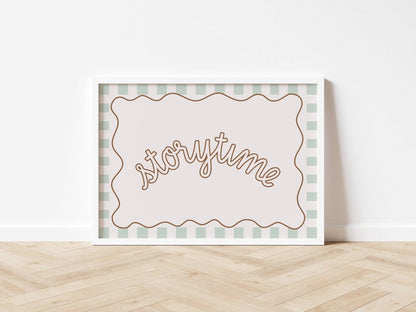 Storytime - Checkerboard Edition - Print Print Autumns Corner 