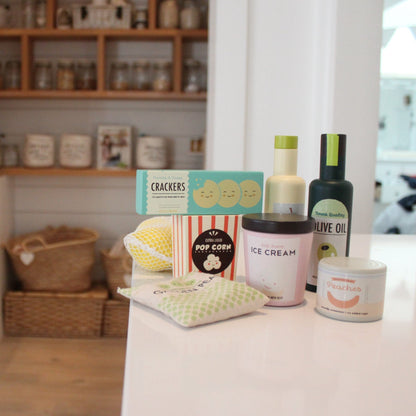 Supermarket Grocery Set Wooden toy food ThreadBeardesign 