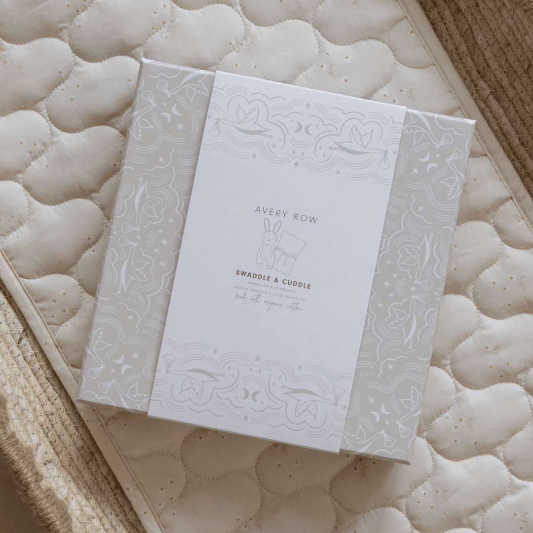 Swaddle & Cuddle New Baby Gift Set - Chamomile Avery Row Wholesale 