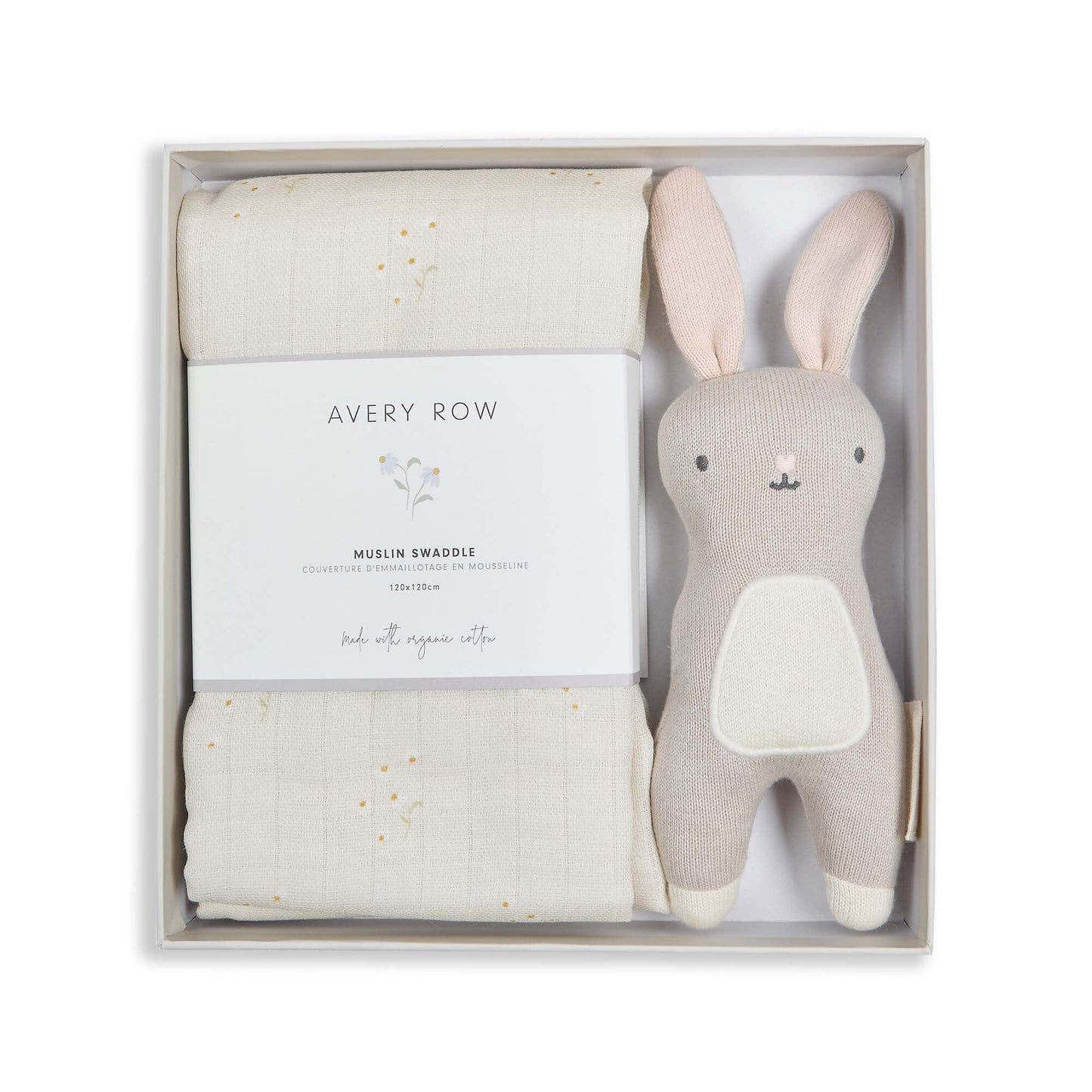 Swaddle & Cuddle New Baby Gift Set - Chamomile Avery Row Wholesale 