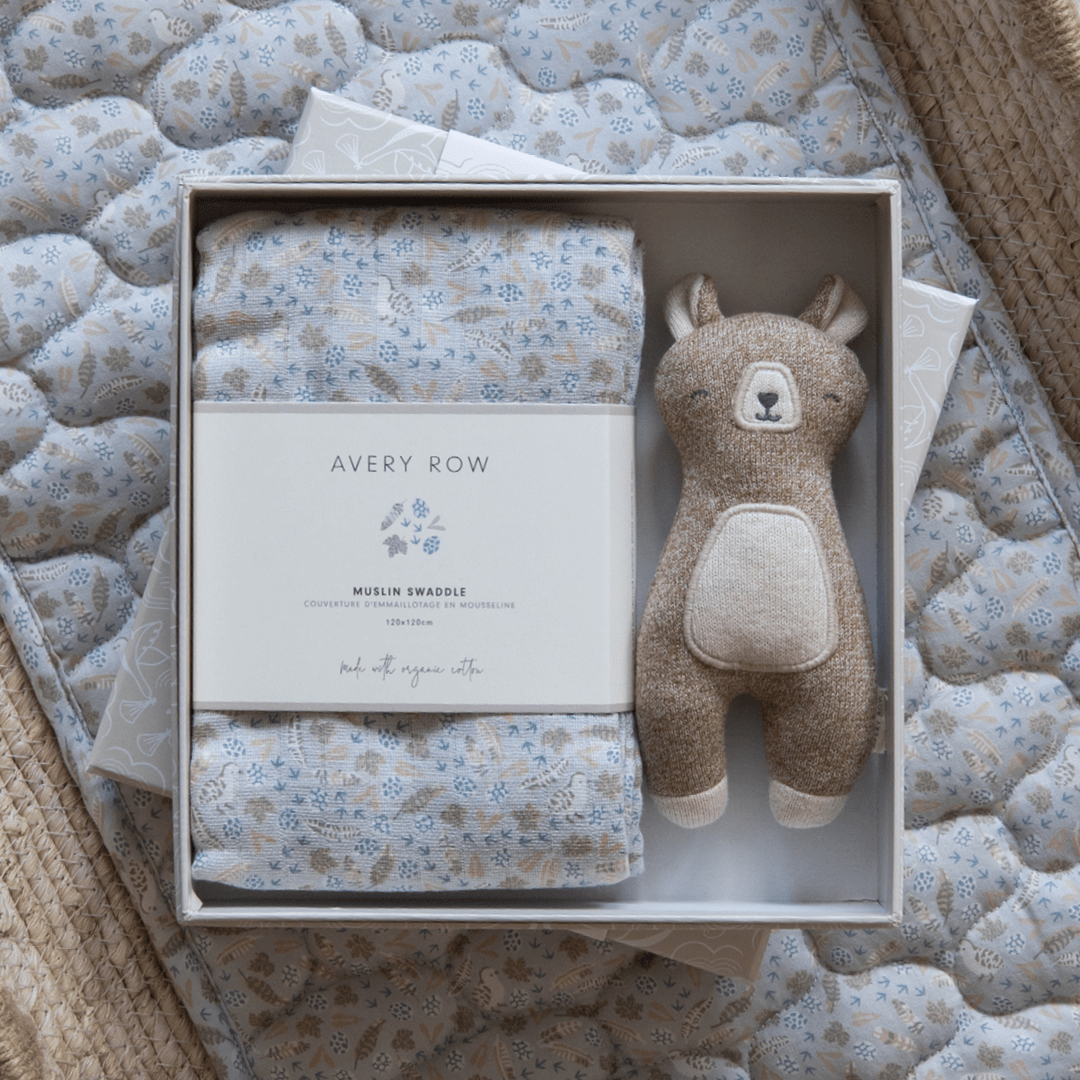 Swaddle & Cuddle New Baby Gift Set - Nature Trail Avery Row Wholesale 