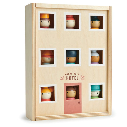 Tender Leaf Toys - Happy Folk Hotel Wooden open ended play set ThreadBeardesign 