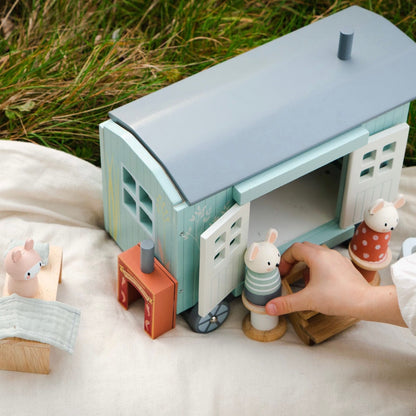 Tender Leaf Toys - Secret Meadow Shepherds Hut small world playset ThreadBeardesign 