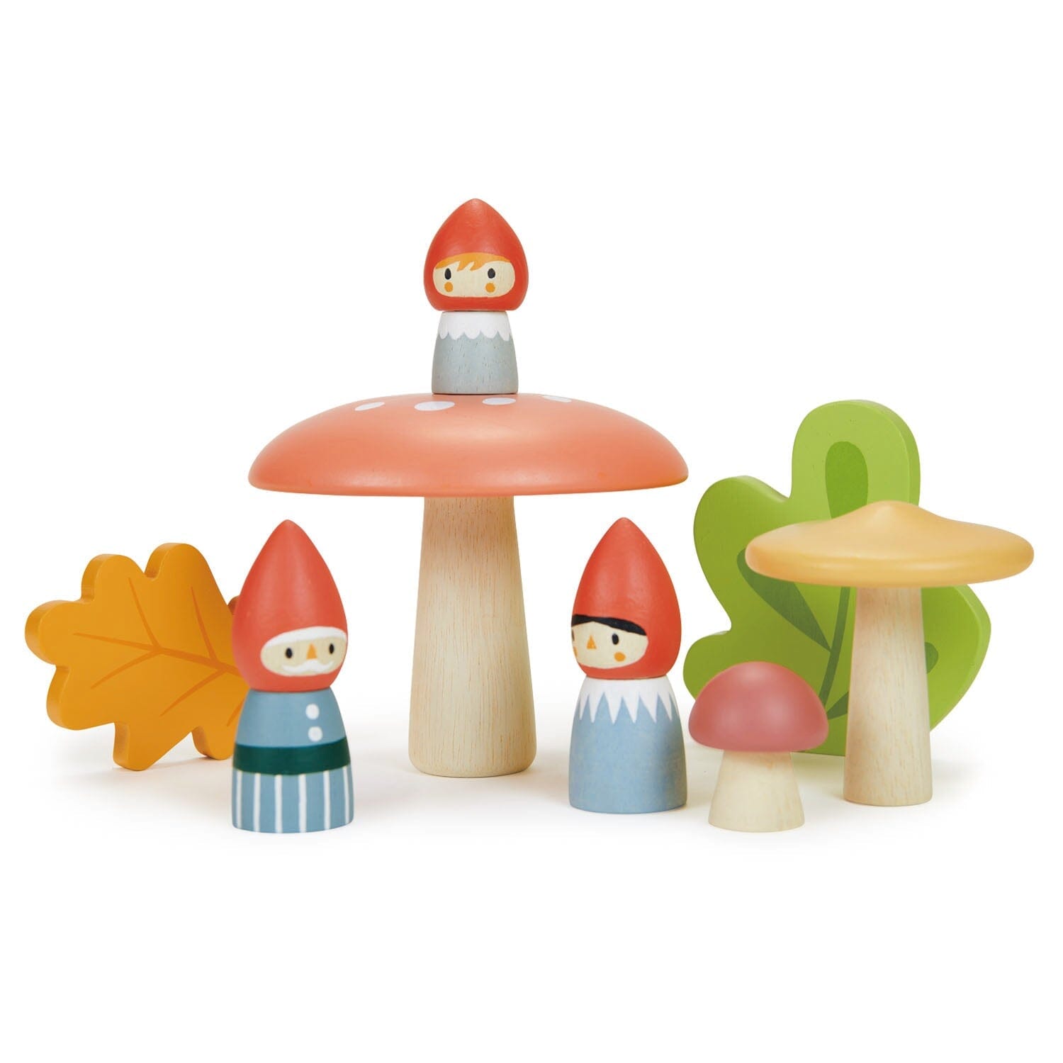 Tender Leaf Toys - Woodland Gnome Family small world open ended ThreadBeardesign 