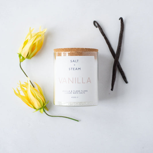 VANILLA Bath Salts Salt + Steam 