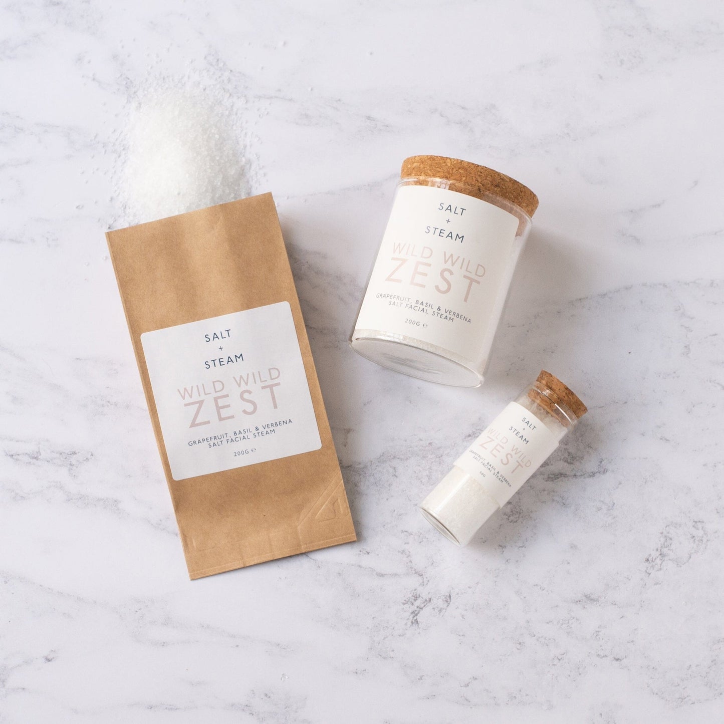 WILD WILD ZEST Facial Steam Salt + Steam Refill 