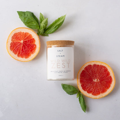 WILD WILD ZEST Facial Steam Salt + Steam 