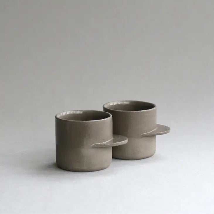Alice Guillaume - Fin Espresso Cup - Anthracite Grey Ceramics Alice Guillaume Ceramics 