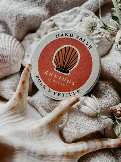 Annings of Dorset - Hand Salve, Rose & Vetiver Hand Salve Annings of Dorset 