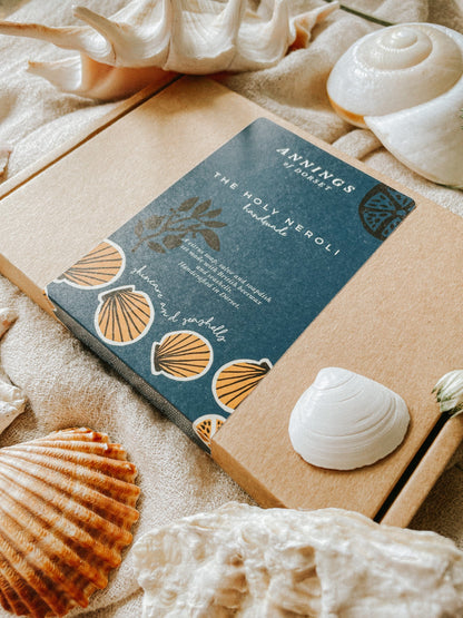 Annings of Dorset - Holy Neroli, Gift Box, Handmade Soap, Salve and Soap Dish Lavender Gift Set Annings of Dorset 
