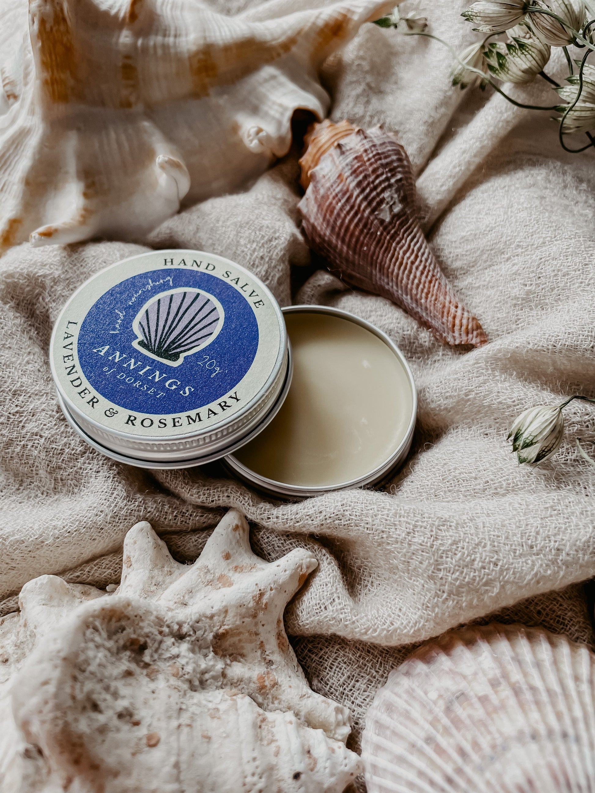Annings of Dorset - Lavender Set, Gift Box, Soap and Salve Lavender Gift Set Annings of Dorset 