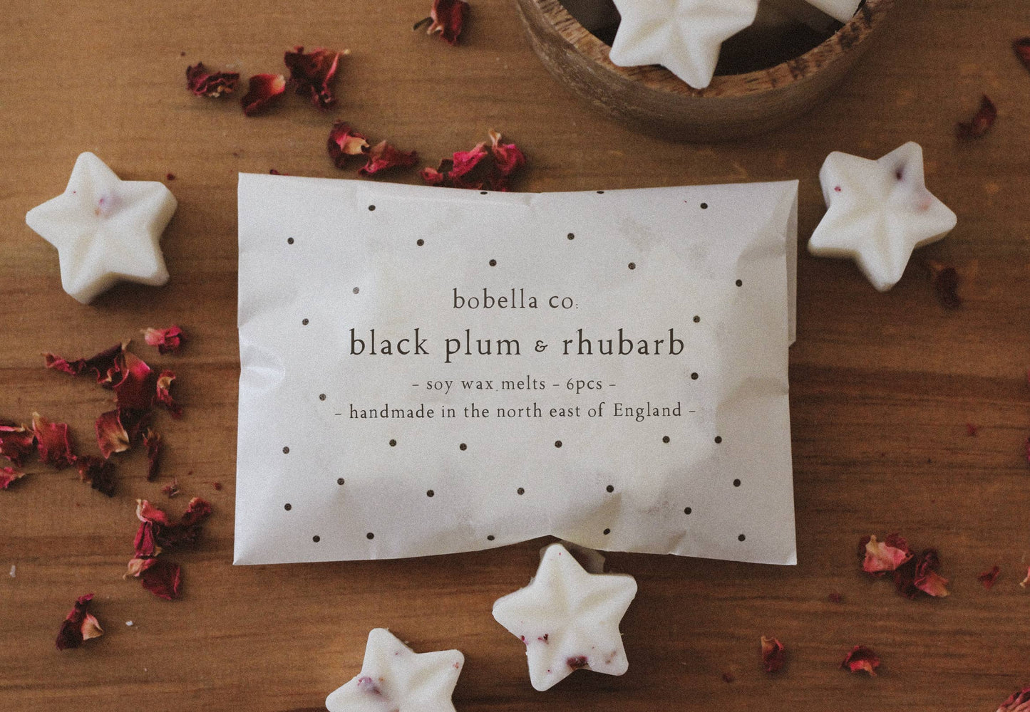 Black Plum & Rhubarb Soy Wax Melts Bobella Co. 