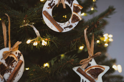 Christmas Scented Tree Decorations: Star / Spiced Oranges Bobella Co. 