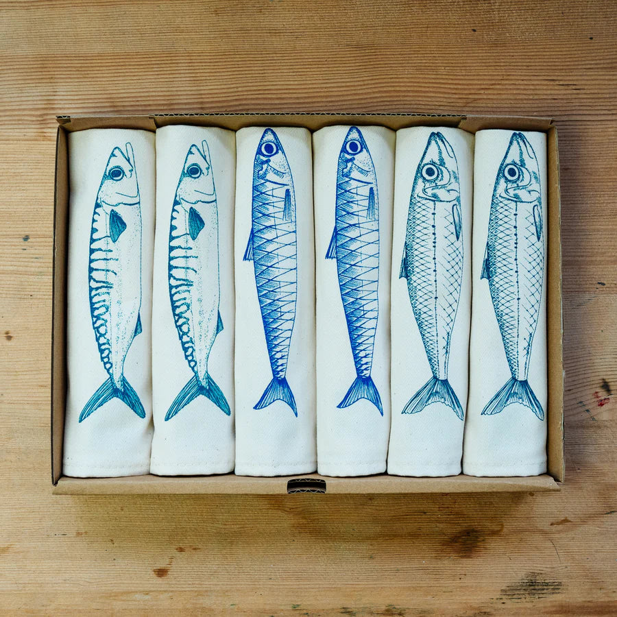 Lottie Day - Fish Napkin Gift Set Napkins Lottie Day 